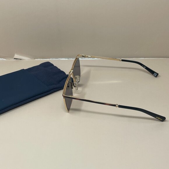 Le Specs | Nemesis Sunglasses in Gold, Tort & Smoke Mono main image 7